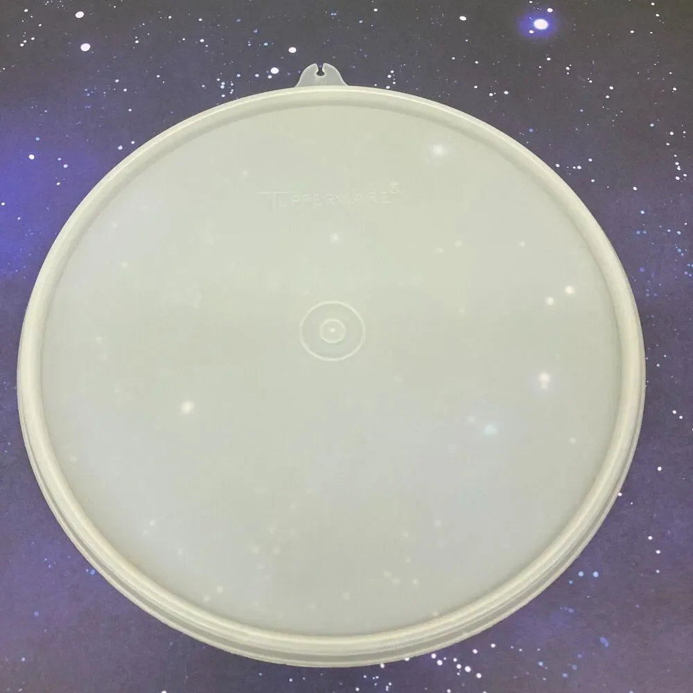 Vintage Tupperware Round Sheer 1203-2 Replacement Lid a